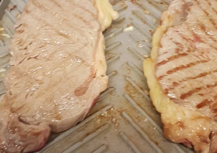 Recipe of Super Quick Homemade My Garlic Grilled Sirloin Steaks