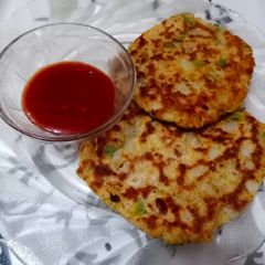 A picture of Aloo pizza squares.