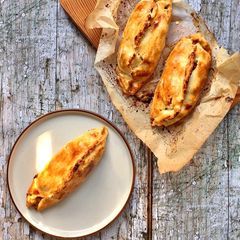 A picture of Veal and root vegetables pasties.