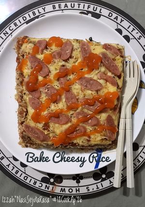 Foto resep Bake Cheesy Rice 🍚🧀
