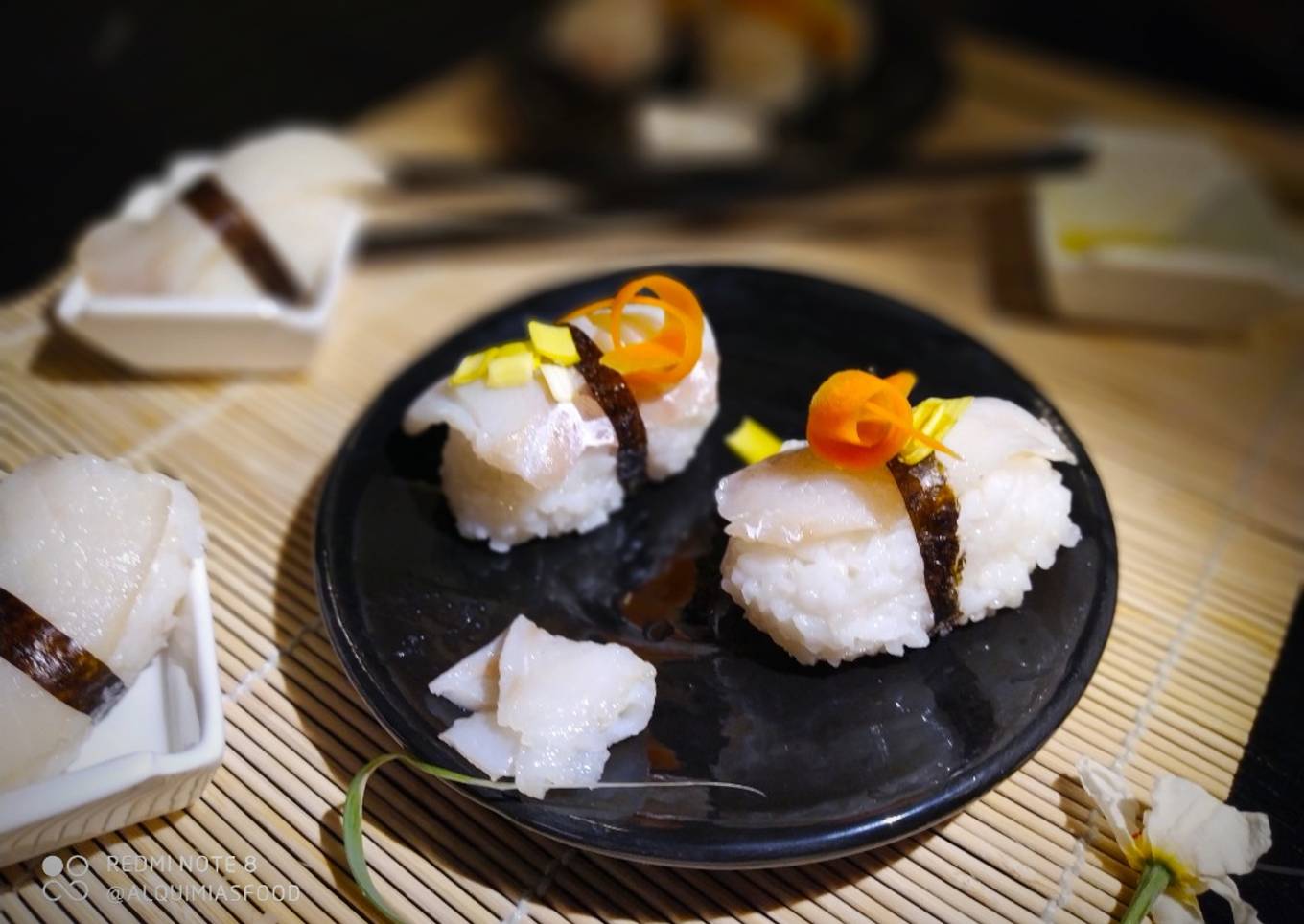 Nigiri de Bacalao Ahumado