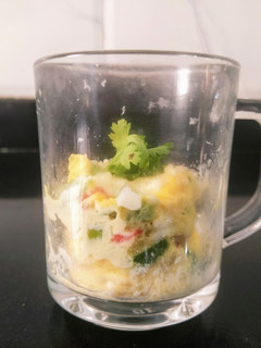 A picture of Omelet In A Mug | 2 Minutes Healthy Mug Recipe.