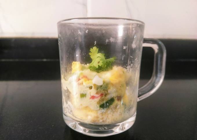 Step-by-Step Guide to Make Any-night-of-the-week Omelet In A Mug | 2 Minutes Healthy Mug Recipe