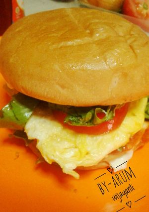 Foto resep Burger telur