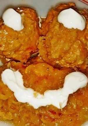 Töltött káposzta egyszerűen, káposzta levél nélkül recept fotója