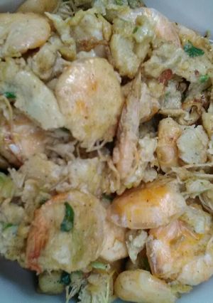 Foto resep Udang telur arik