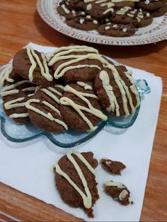 Foto resep Eggless choco cereal cookies