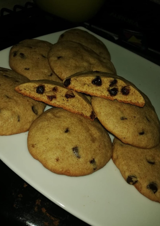 Una foto de Cookies integrales con chispas