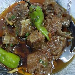 A picture of Hotel style shinwari karhai.