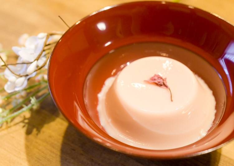 Step-by-Step Guide to Make Super Quick Cherry blossom pudding