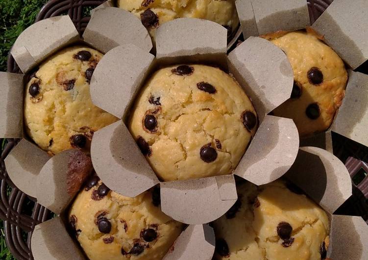 Muffins keju simple