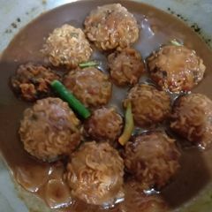 Maggi Manchurian Ball/Gravy A picture of Maggi Manchurian Ball/Gravy.