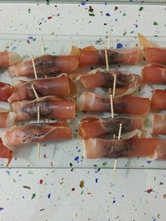 Una foto de Dátiles con jamón
