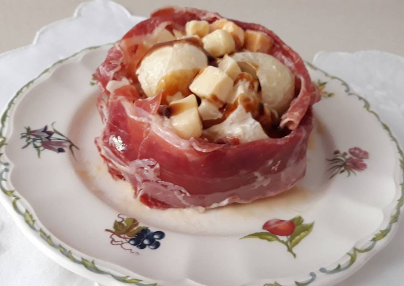 Melón con jamón