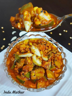 लहसुनी चना दाल कैरी का अचार रेसिपी मुख्य फोटो