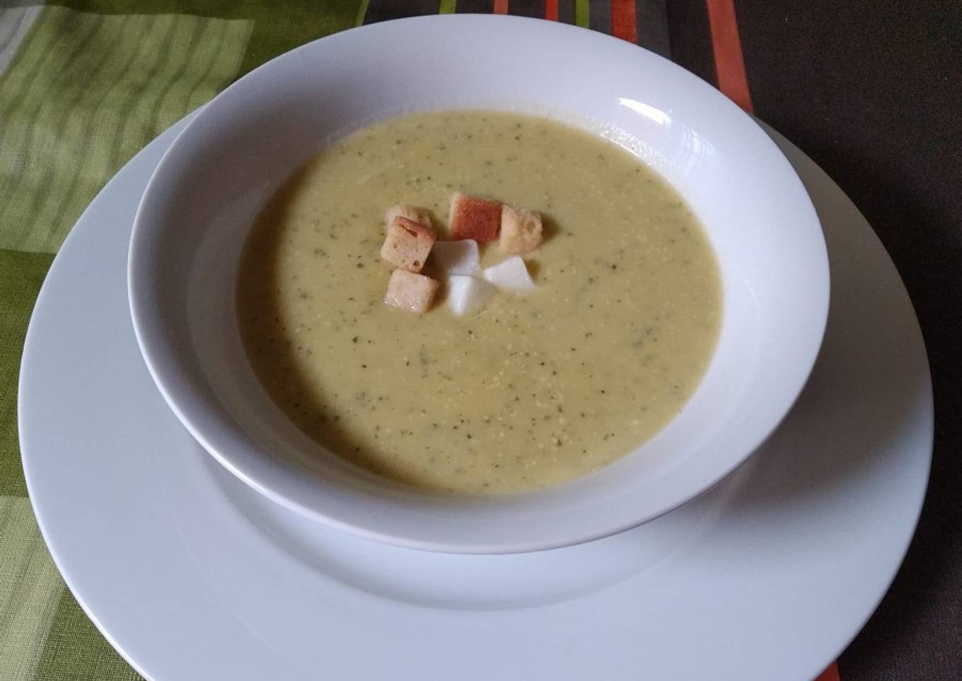 Crema suave y cariñosa (calabacín y calabaza)