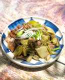 Cải Chua Xào Lòng Vịt