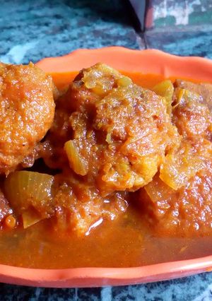 A picture of Kaddu ka kofta.