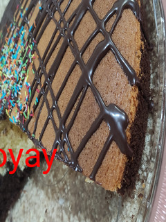 عکسی از دستور کیک دو رنگ