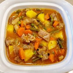 A picture of Mutton Stew with Mixed Vegetables.