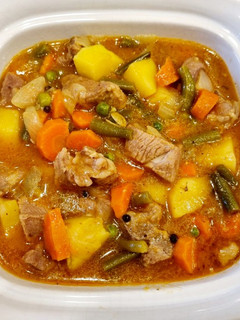 A picture of Mutton Stew with Mixed Vegetables.