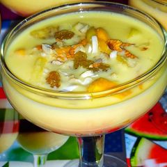 A picture of Mango Custard #Summer special.