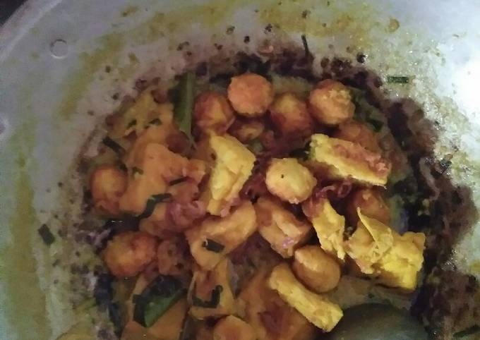 Resep Telur puyuh dan tahu bumbu petis(non petis) Anti Gagal