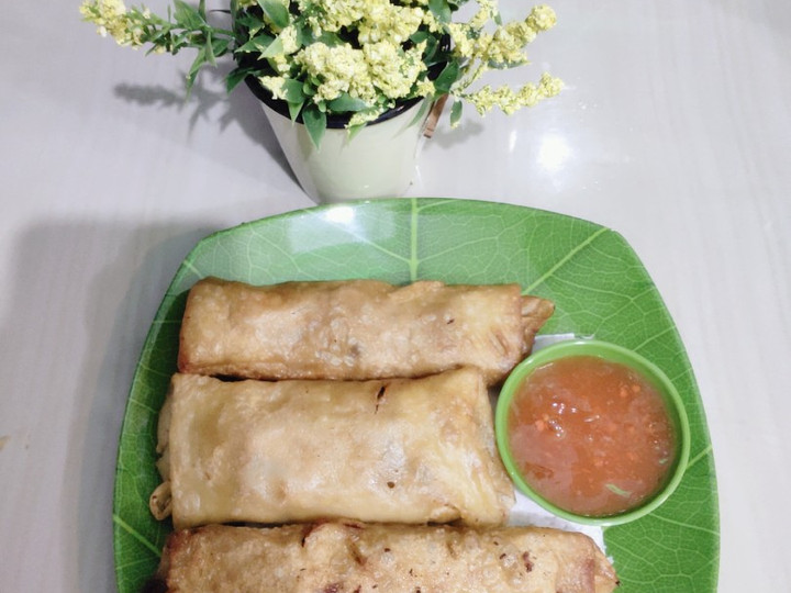 Anti Ribet, Memasak Lumpia isi udang ayam rebung Kekinian