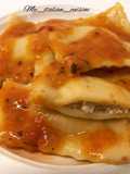 Shrimp and Ricotta Ravioli with Fresh Cherry Tomato Sauce