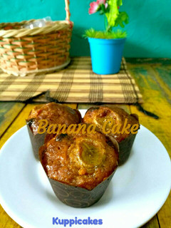 Foto resep Banana Cake (no mixer)