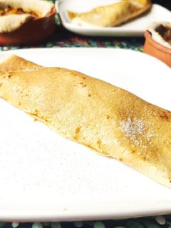 Une photo de ⭐⭐Strudel façon pancake roulé
