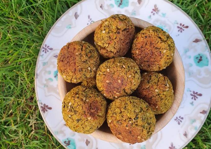 Recipe of Super Quick Homemade Baked Falafels