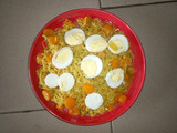 Indomie and boiled eggs