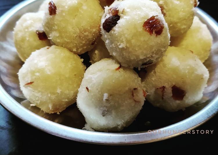 How to Prepare Super Quick Homemade Coconut mawa laddoo