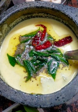 A picture of Kerala Style Ash Gourd Curry (Moru Curry).