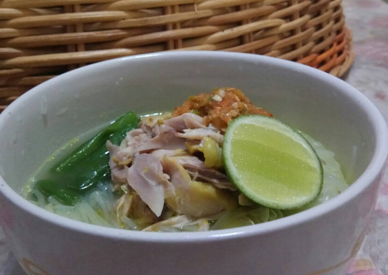 Soto Ayam (Menu Eat Clean)