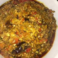 A picture of Title :Garden egg sauce.