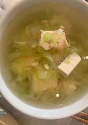 Hình của món Canh dưa đèo.