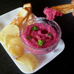 A picture of Baba Ganoush With a Heatlhy Twist.