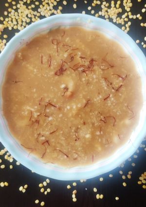 பாசிப்பருப்பு பால் பாயசம் (Moong dal milk kheer recipe in tamil) செய்முறை முக்கிய புகைப்படம்