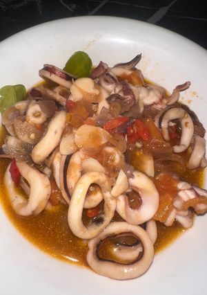 Foto resep Cumi cumi asam manis daun jeruk