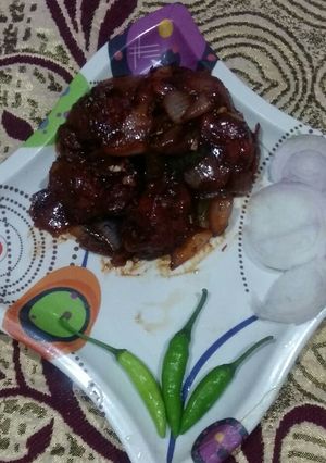 A picture of Potato chilli.