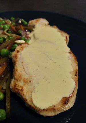 Une photo de Côté de veau à la dijonnaise
