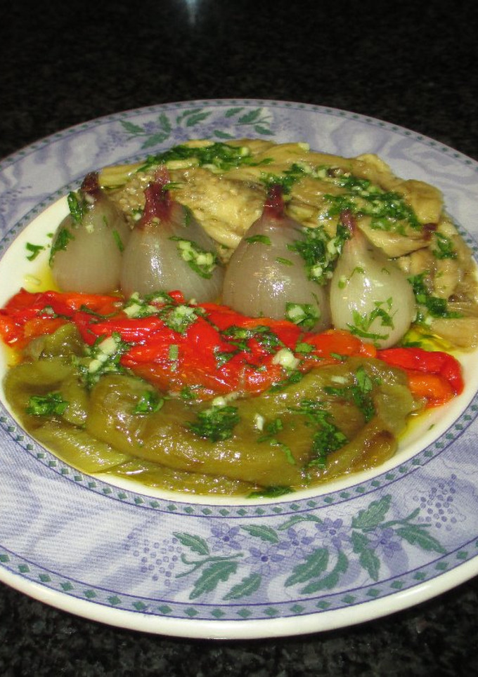 Una foto de Escalivada 4 ingredientes diet- veggie