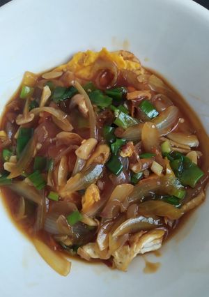 Foto resep Telur Ceplok Saus Inggris