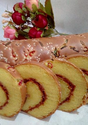 Foto resep Roll cake abon ayam