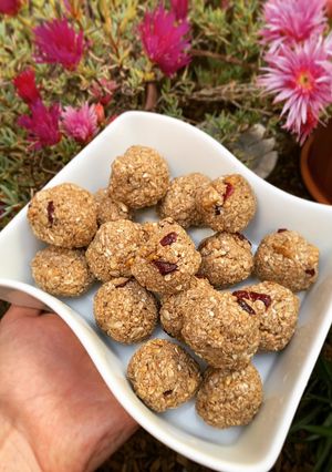 Una foto de Bolitas energéticas de avena