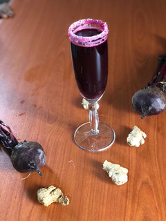 A picture of Beetroot juice.