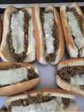 Sloppy Joe Philly steak and cheese,