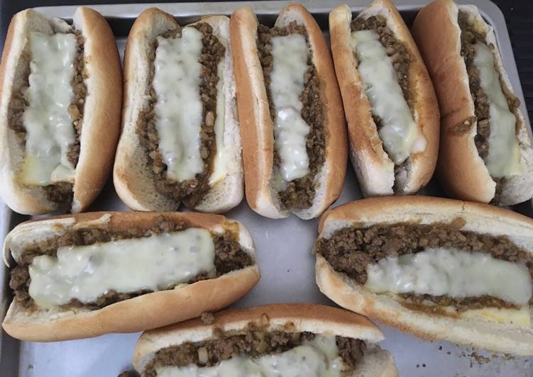 Steps to Make Award-winning Sloppy Joe Philly steak and cheese,